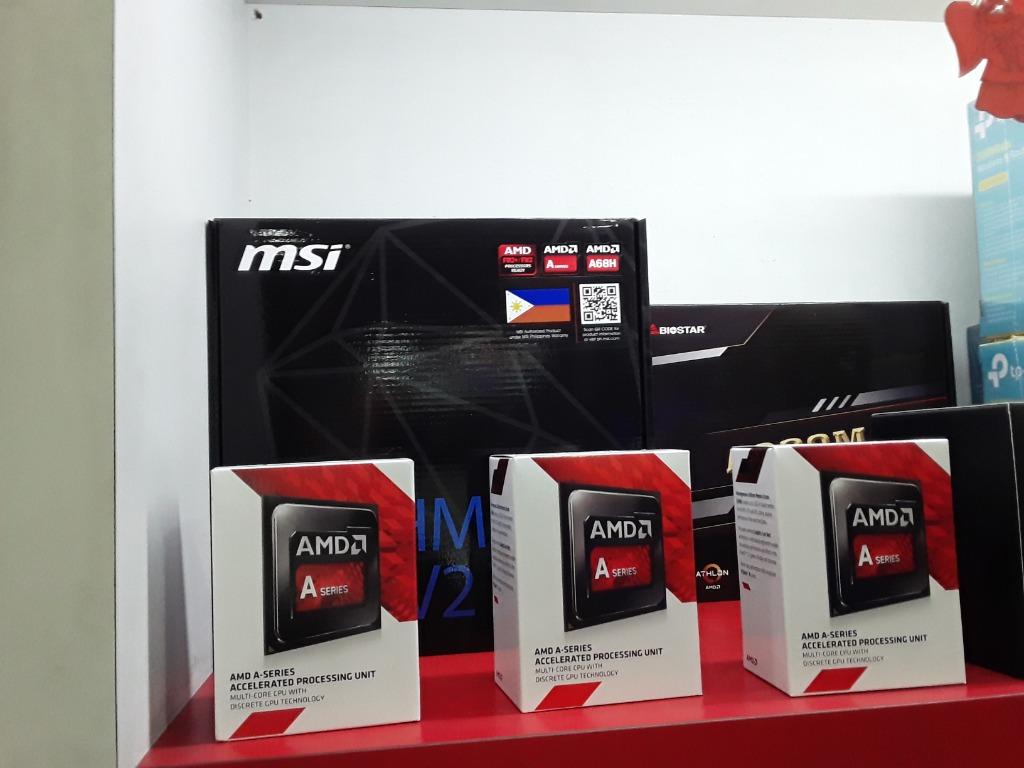 Amd A8 7680 Bundle With Msi Fm2 Motherboard Computers Tech Parts Accessories Computer Parts On Carousell