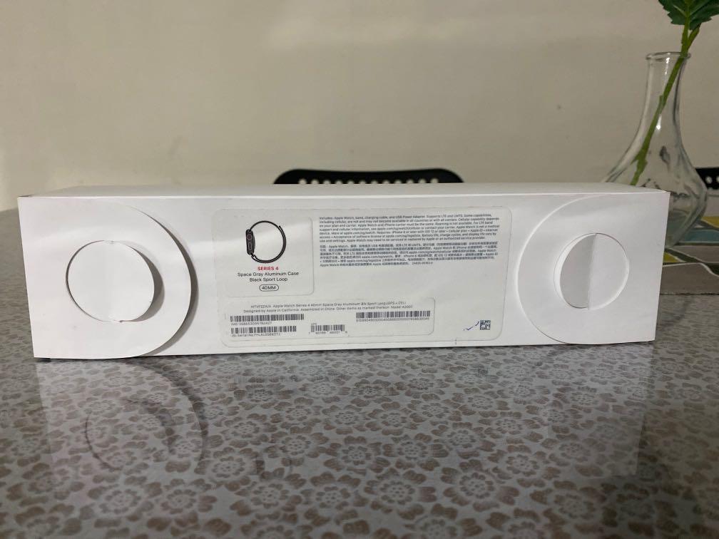 Apple Watch Series 4 Box only Mobile Phones Gadgets Wearables Smart Watches on Carousell