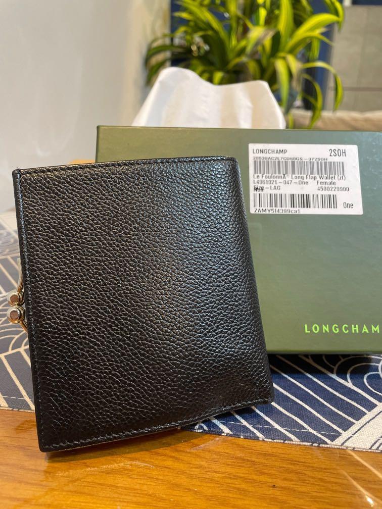 Authentic Longchamp Leather French Wallet Luxury Bags Wallets