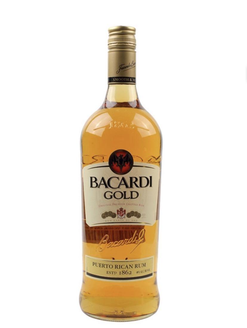 BACARDI GOLD RUM, Food & Drinks, Alcoholic Beverages on Carousell