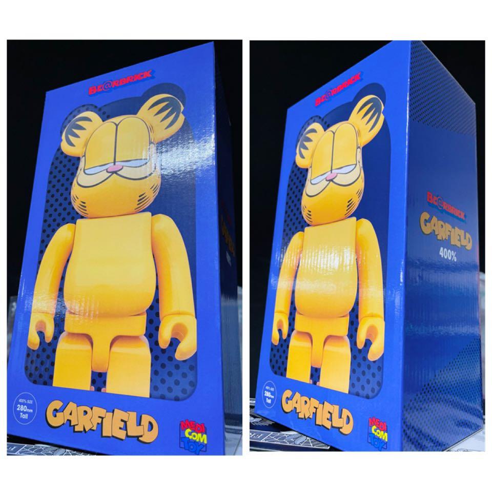 その他 MEDICOM TOY - MEDICOM TOY BE@RBRICK GARFIELD GOLD Medicom Garfield Gold Chrome Ver. 100% 400% Bearbrick Figure