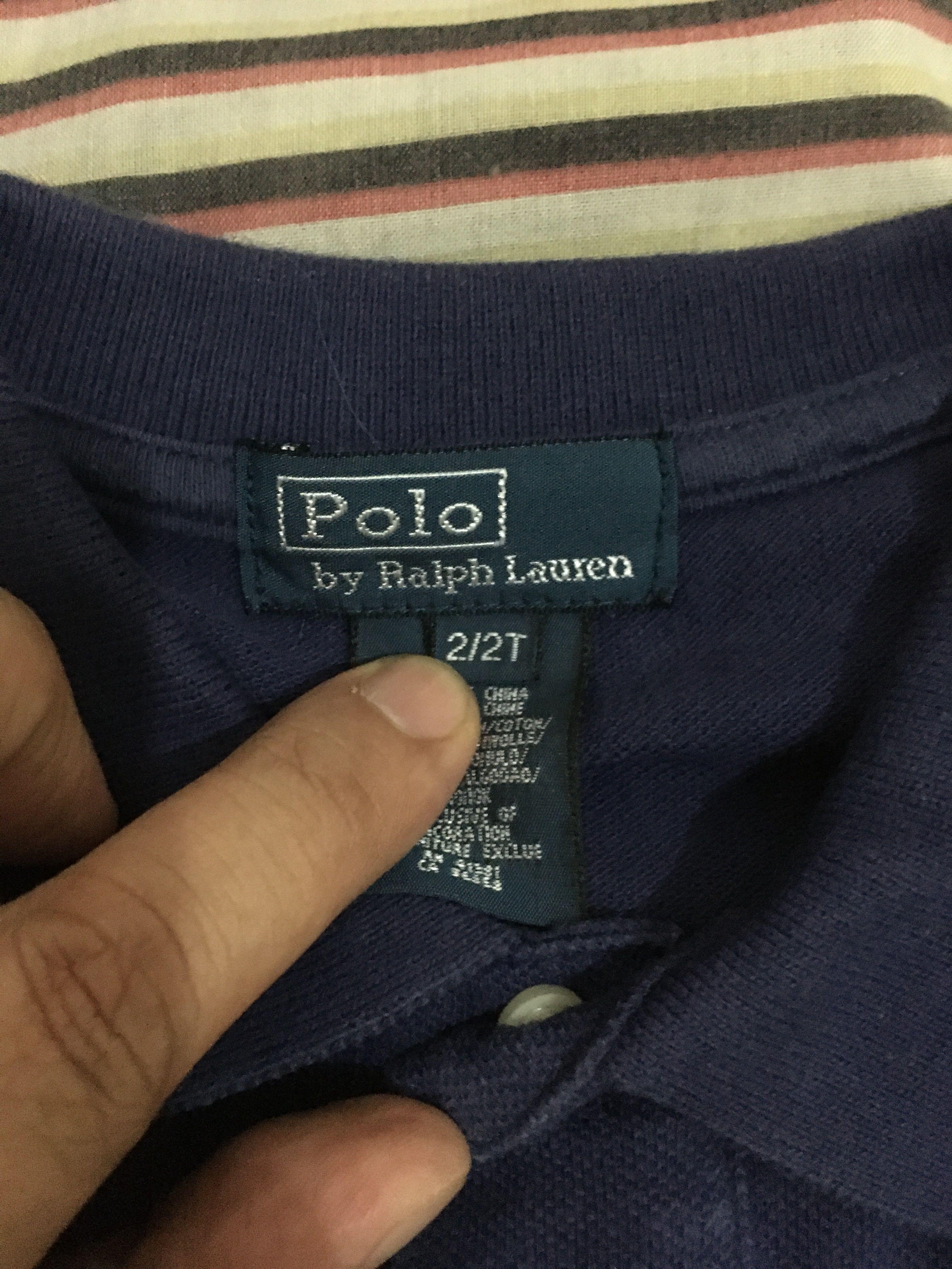 Blue polo shirt for 2-3 yo boy (Category: Babies & Kids Fashion) located in Mandaluyong City. Submitted by prelovedhappyjam (Listing ID 1061939091, Image 3). Description: .