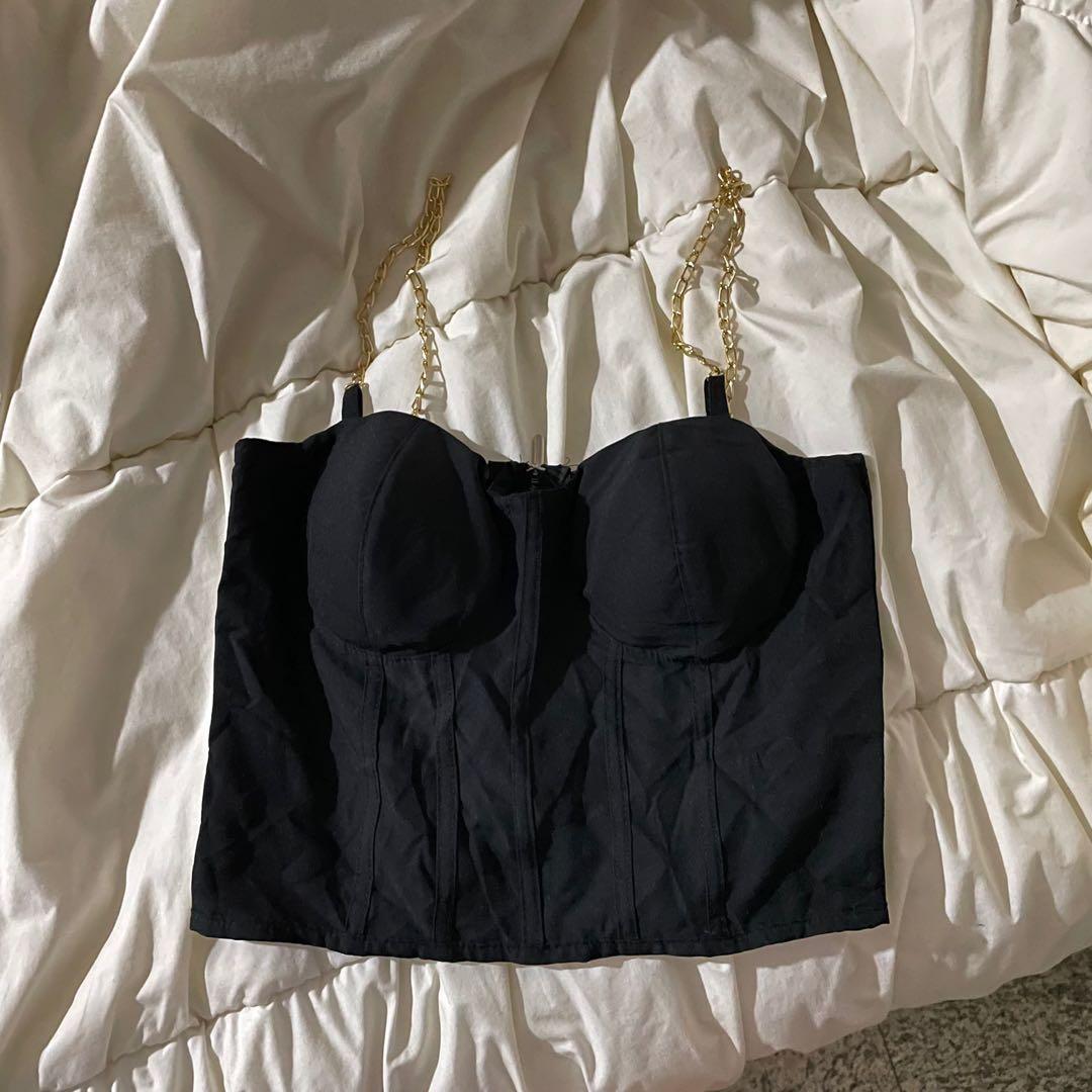 padded bustier top