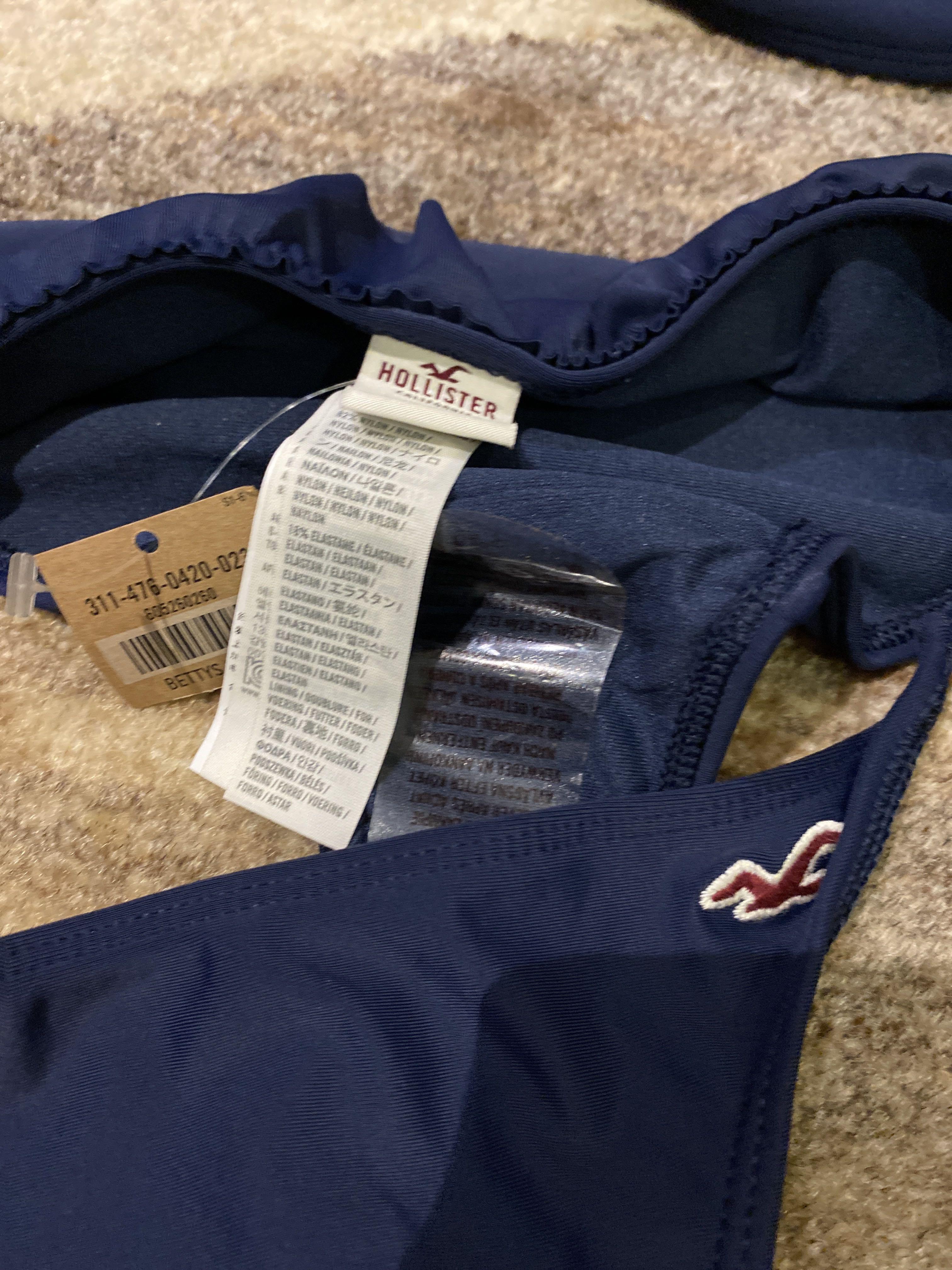 Brand New Hollister Bikini Set Navy CLEARANCE, Women's Fashion