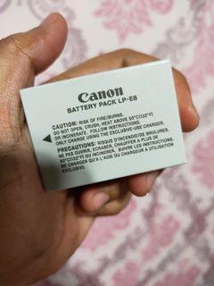 Canon Battery LP-E8 LP E8 original for 500d 550d 600d 650d 700d Original