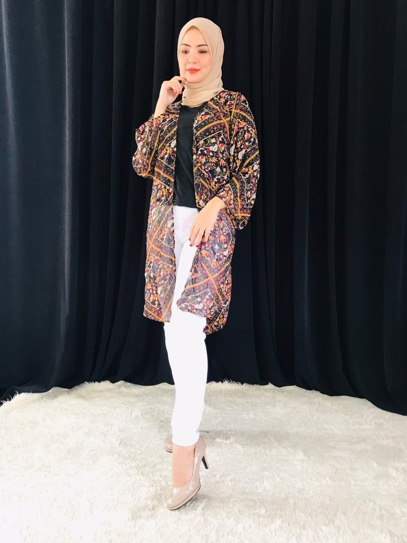 Cardigan labuh sales