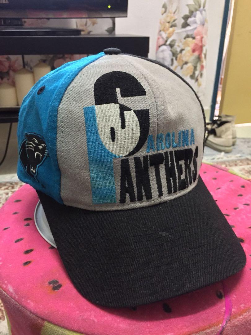 Carolina Panthers Vintage Snapback Men S Fashion Accessories Caps Hats On Carousell