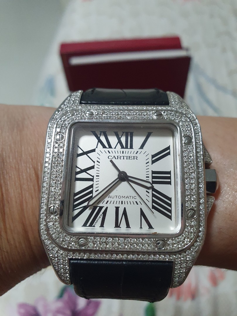 Cartier santos discount xl watch