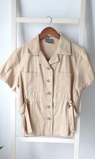 THIS IS APRIL Cream Blouse