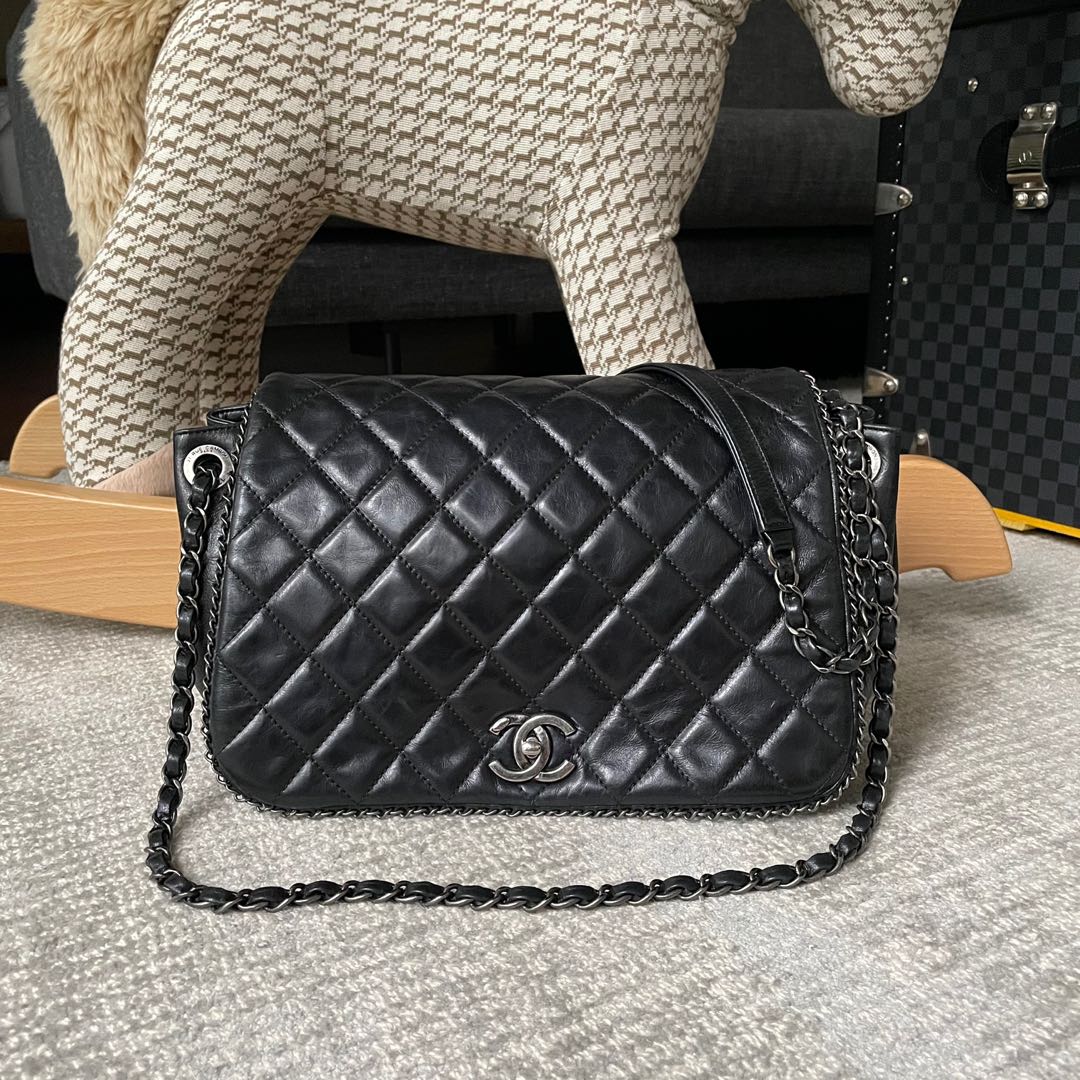 Chanel cheap accordion flap