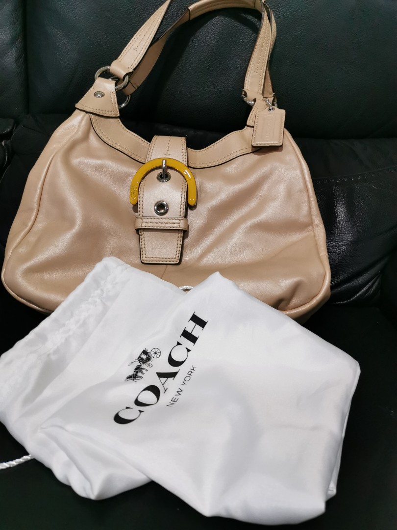 Coach handbag with dust cover Women s Fashion Bags Wallets Cross body Bags on Carousell