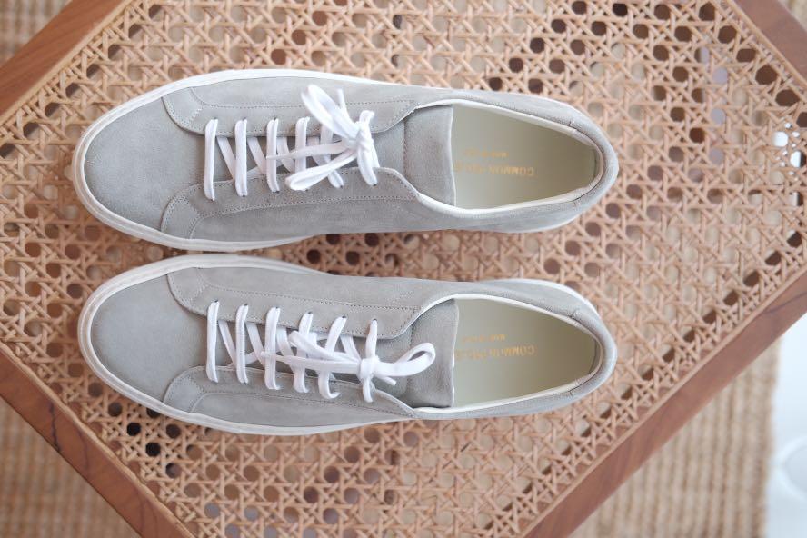 Common projects outlet grey suede