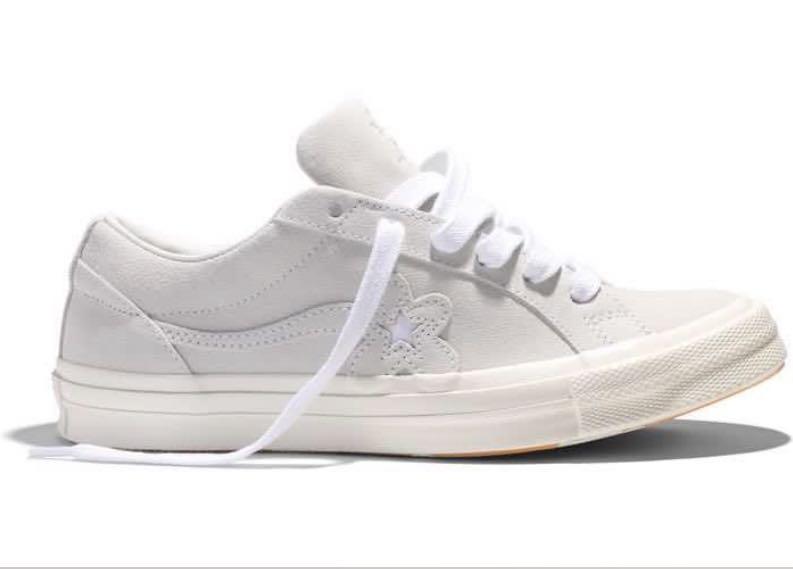 Converse le hotsell fleur white