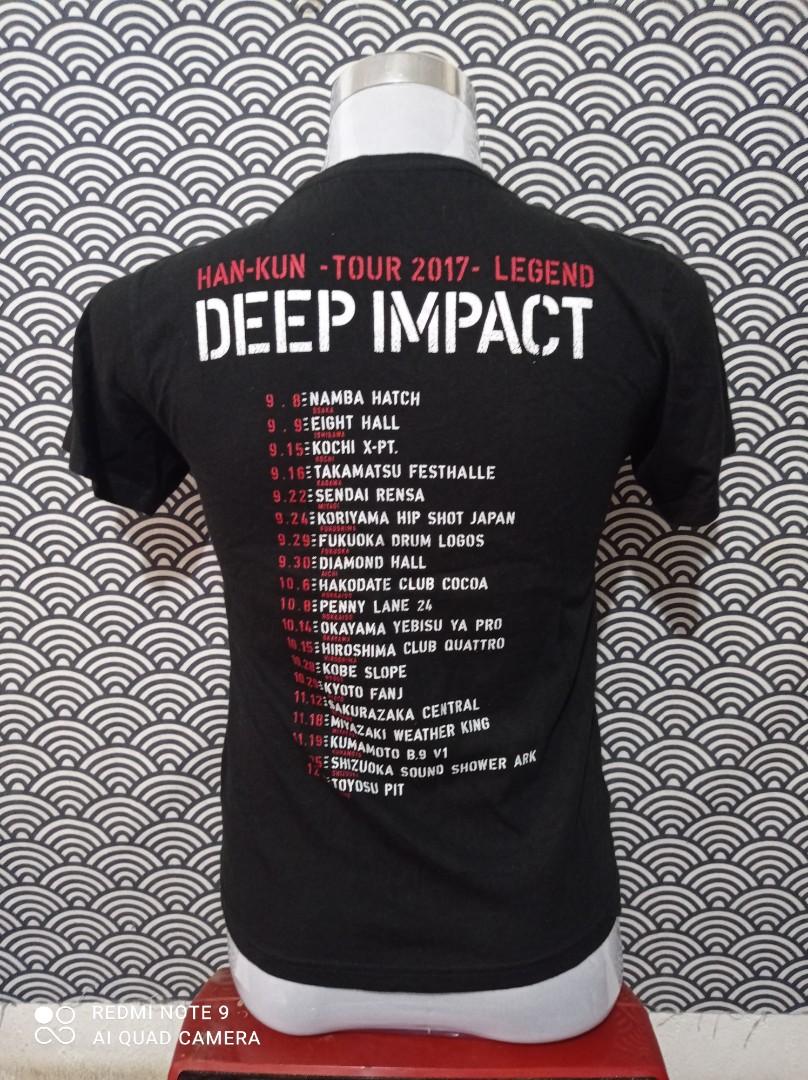 Deep Impact Han Kun Tour Legend Big Print Men S Fashion Tops Sets Tshirts Polo Shirts On Carousell