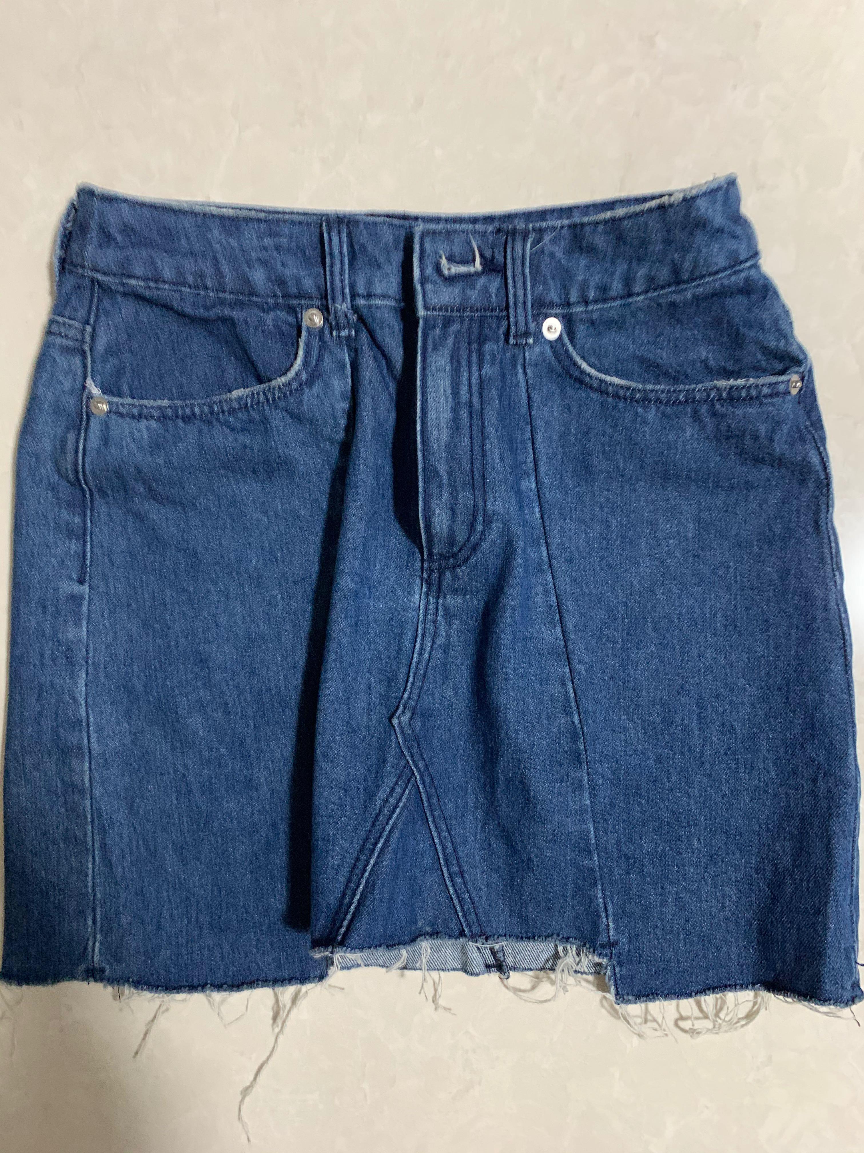 Denim skirt size 6 Clearance