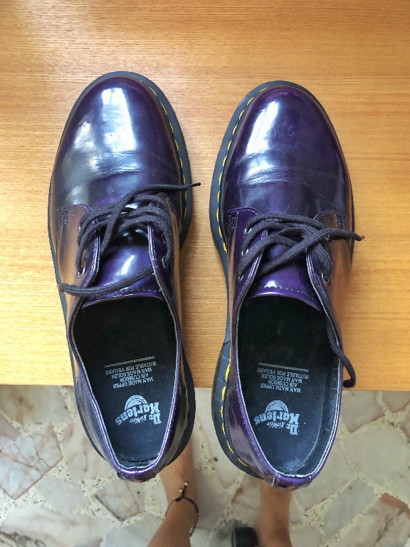Purple vegan doc on sale martens