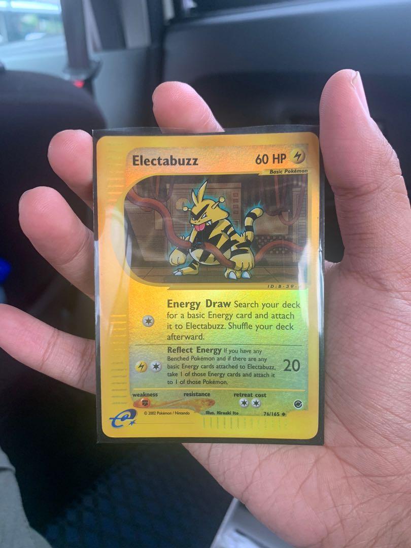 Electabuzz 76 165 Pokemon Tcg Toys Games Action Figures Collectibles On Carousell