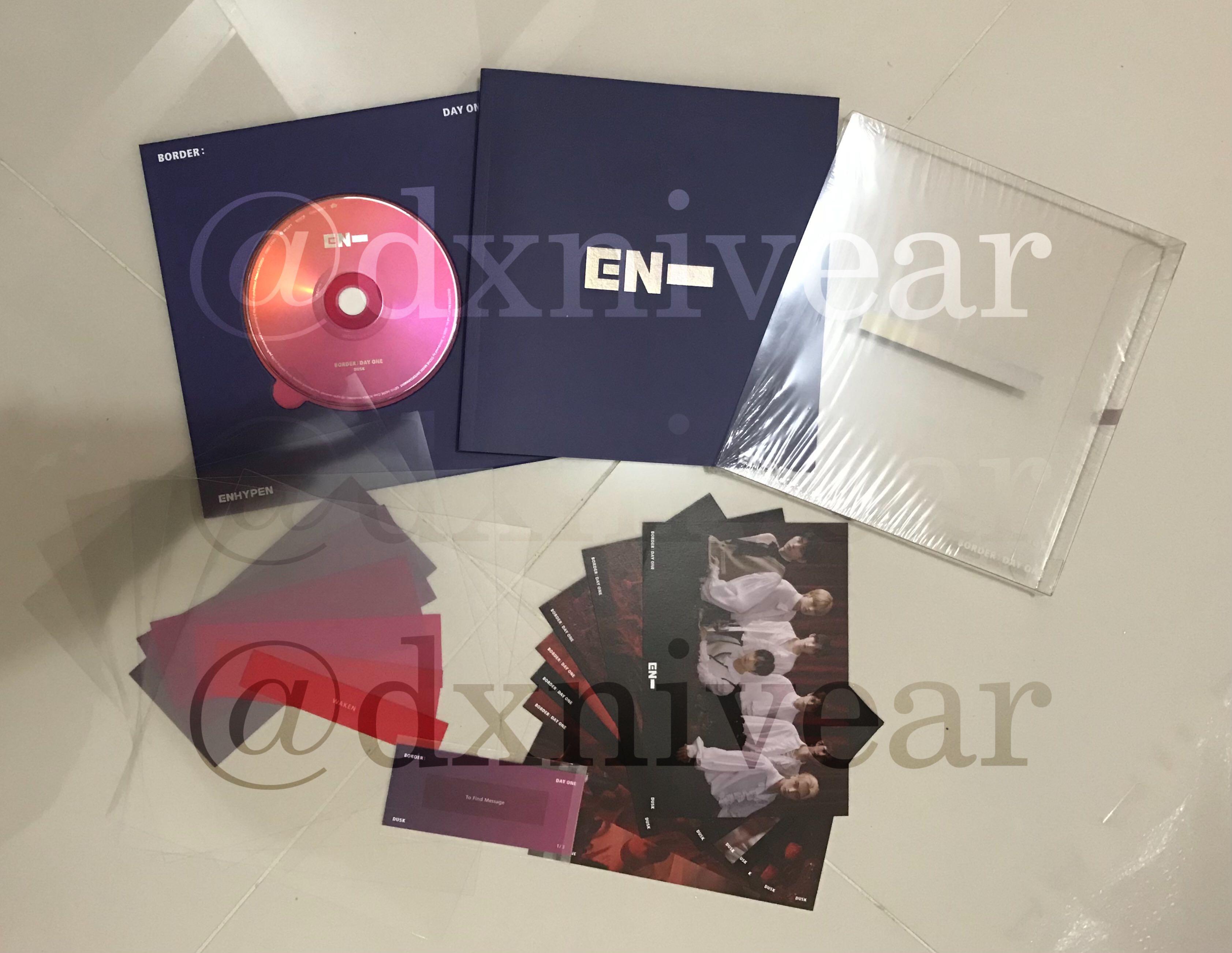 Enhypen Border Day One Unsealed Album Pre Order Dawn Version Hobbies Toys Collectibles Memorabilia K Wave On Carousell