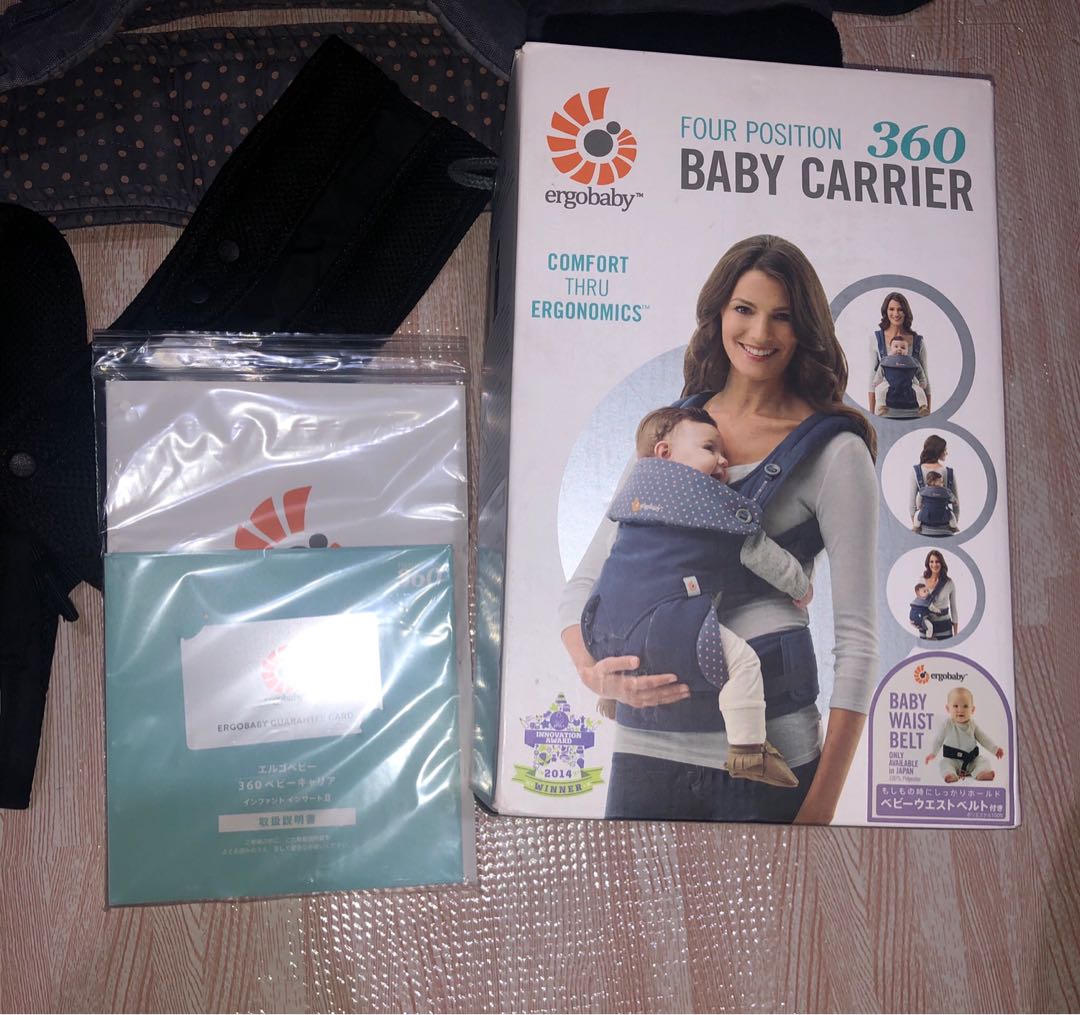 ergobaby four position 360 baby carrier dusty blue
