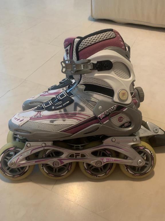 Kritisk hverdagskost synonymordbog Fila Primo XT inline skates used twice!, Sports Equipment, Sports & Games,  Skates, Rollerblades & Scooters on Carousell