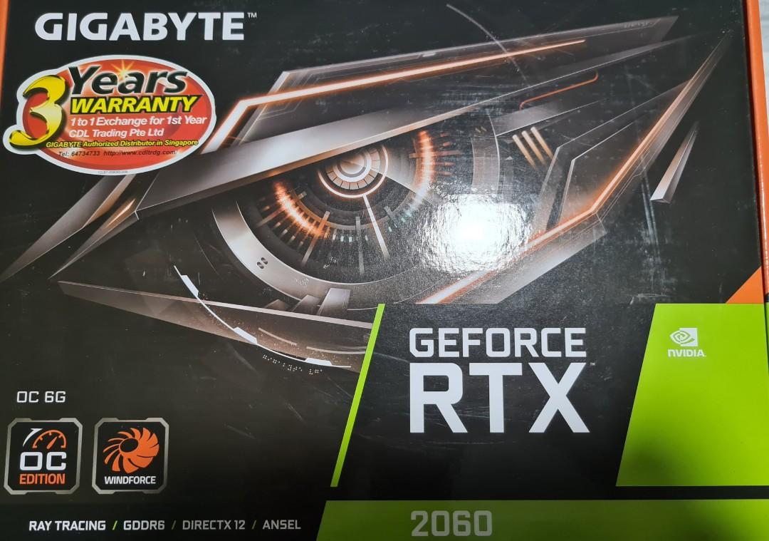 Gigabyte geforce rtx 2060 windforce oc 6g hotsell
