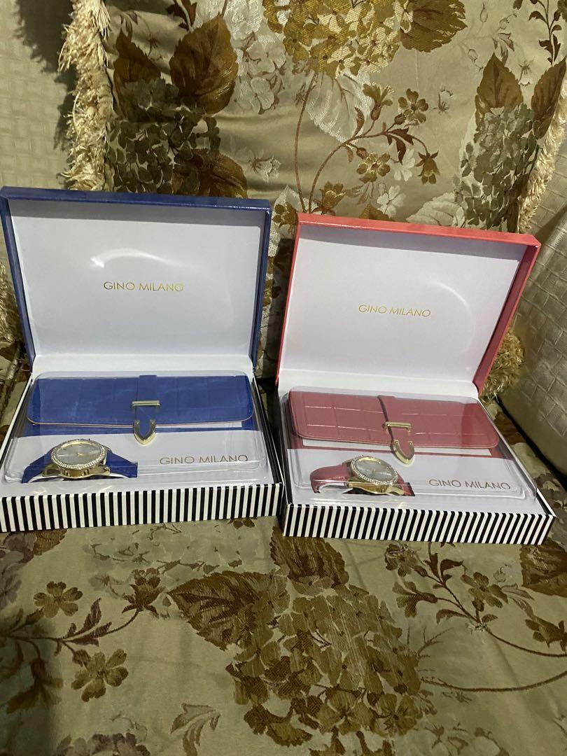 Gino Milano watch and wallet set