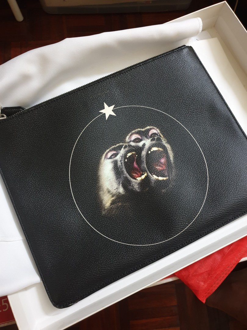 givenchy monkey brothers clutch