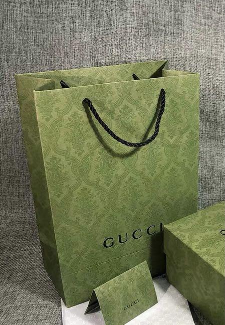 Gucci 紙袋, 名牌, 手袋及銀包- Carousell