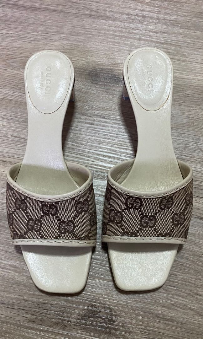 gucci sandals with bow