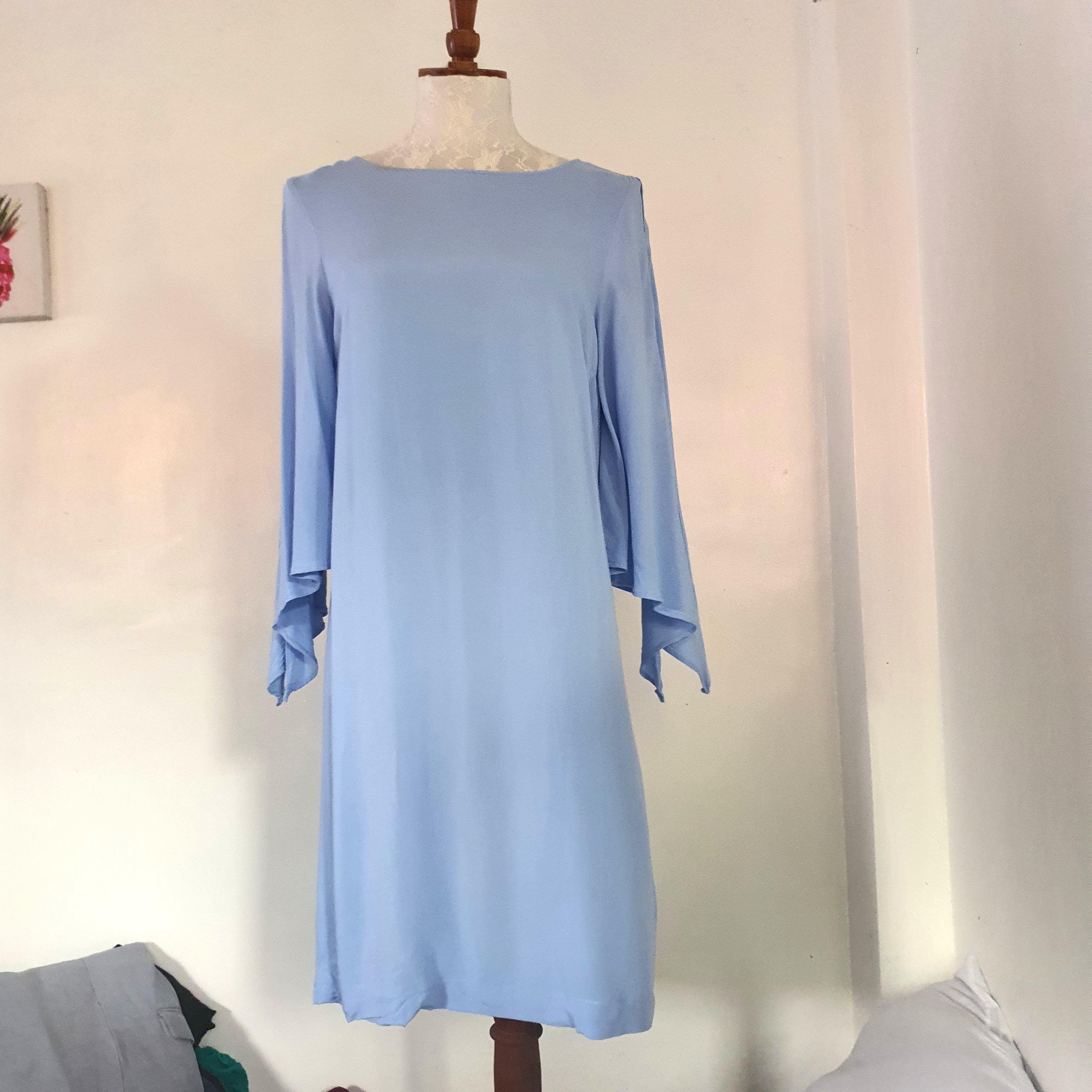 H&m light blue dress discount
