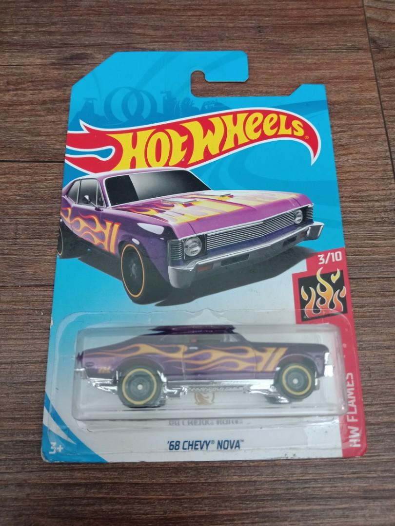 Hot Wheels 68 Chevy Nova Super Treasure Hunt. Hobbies Toys