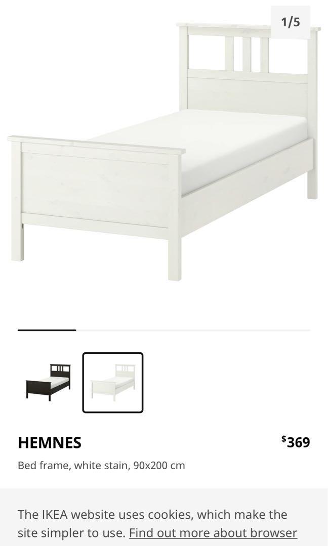 Ikea Hemnes Bed Frame Furniture Beds Mattresses On Carou - Ikea Hemnes Queen Bed Directions Ikea Hemnes Bed Frame Furniture Beds Mattresses On Carou - Ikea Hemnes Queen Bed Directions