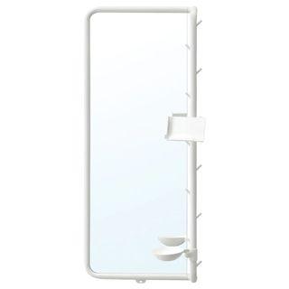 IKEA Mirror, white 34x81 cm