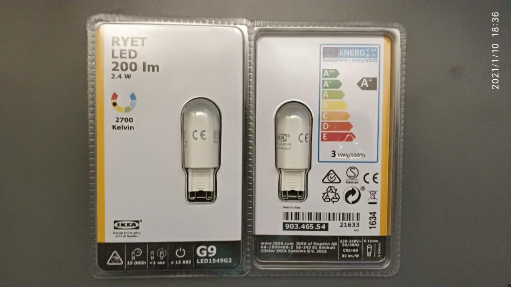 Ikea g9 led outlet