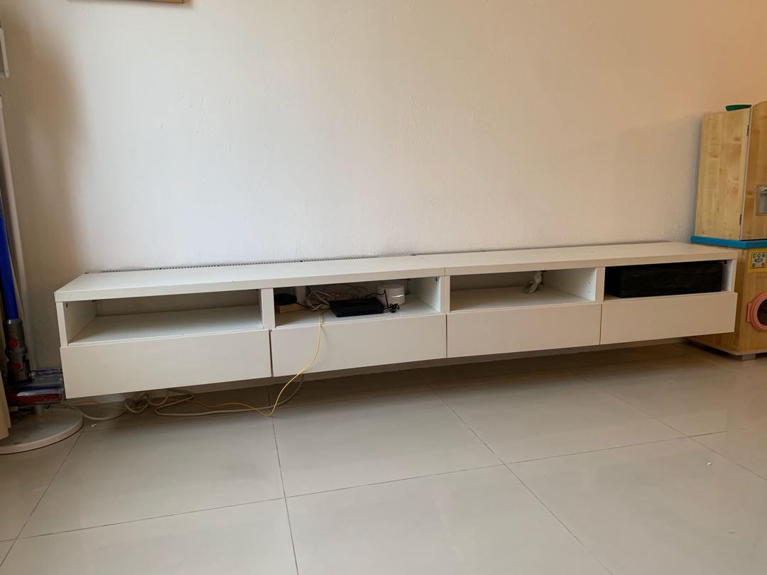 Ikea Tv Console Furniture Shelves Drawers On Carousell