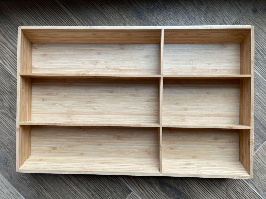 IKEA Variera Cutlery tray, bamboo 竹製 刀叉餐具盤, 傢俬＆家居, 廚具和餐具, 餐具和餐具 Carousell