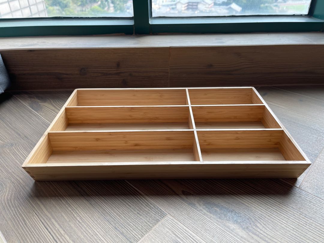 IKEA Variera Cutlery tray, bamboo 竹製 刀叉餐具盤, 傢俬＆家居, 廚具和餐具, 餐具和餐具 Carousell