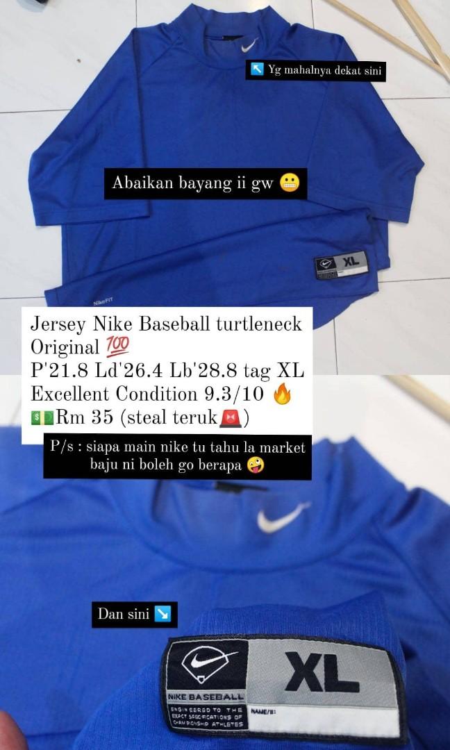 Jersey Nike Baseball Turtleneck, Menu0027s Fashion, Clothes, Tops on