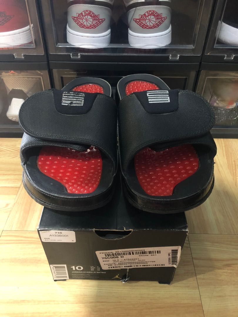 jordan 11 bred slides