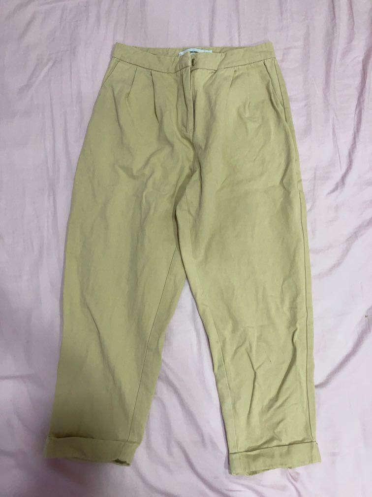 Buckle khaki jeans clearance