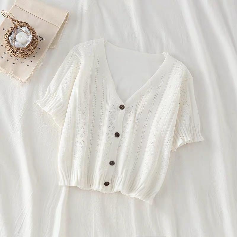 Cute white cardigan outlet