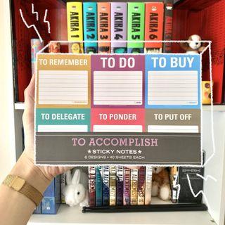 Knock Knock To Accomplish Sticky Note Set