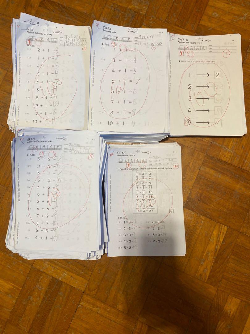 Kumon Math Workbooks, Hobbies & Toys, Books & Magazines ...