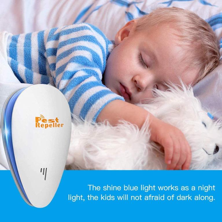 LEOP 4 Pack Ultrasonic Pest Repeller, Wall Plug-in Electronic Insect  Repellent, Indoor Pest Control Devices with Night Light Safe for Human,  Anti Mosquitoes, Fleas, Ants, Bed Bugs, Flies, Spider, Wasp, Electronics,  Others
