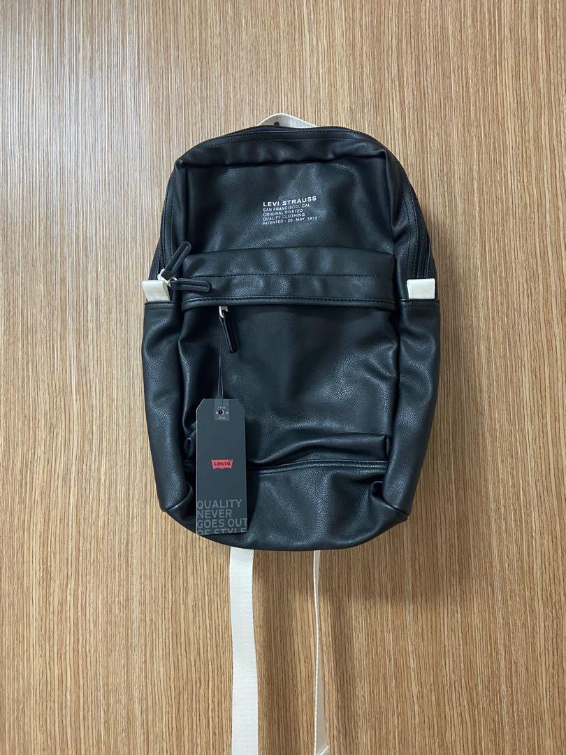 levis black backpack