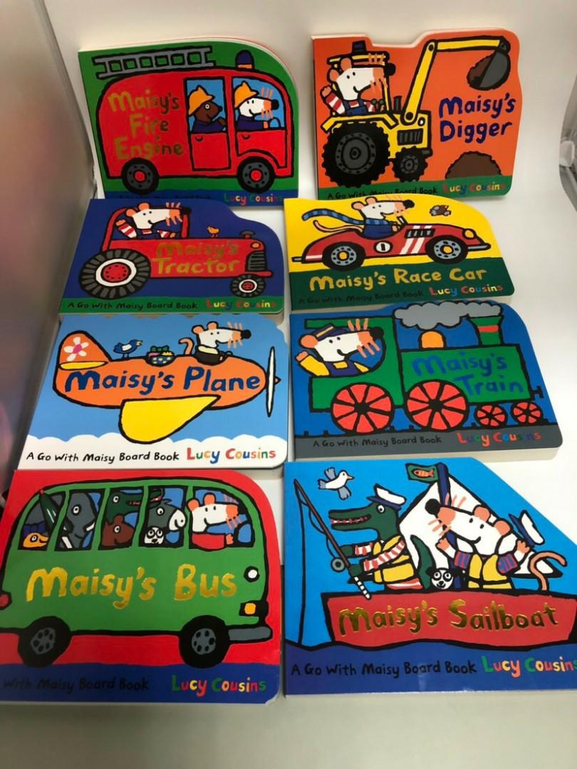 🚛包郵🚛Maisy Board Book 小鼠波波交通工具造型英文紙板書8本盒