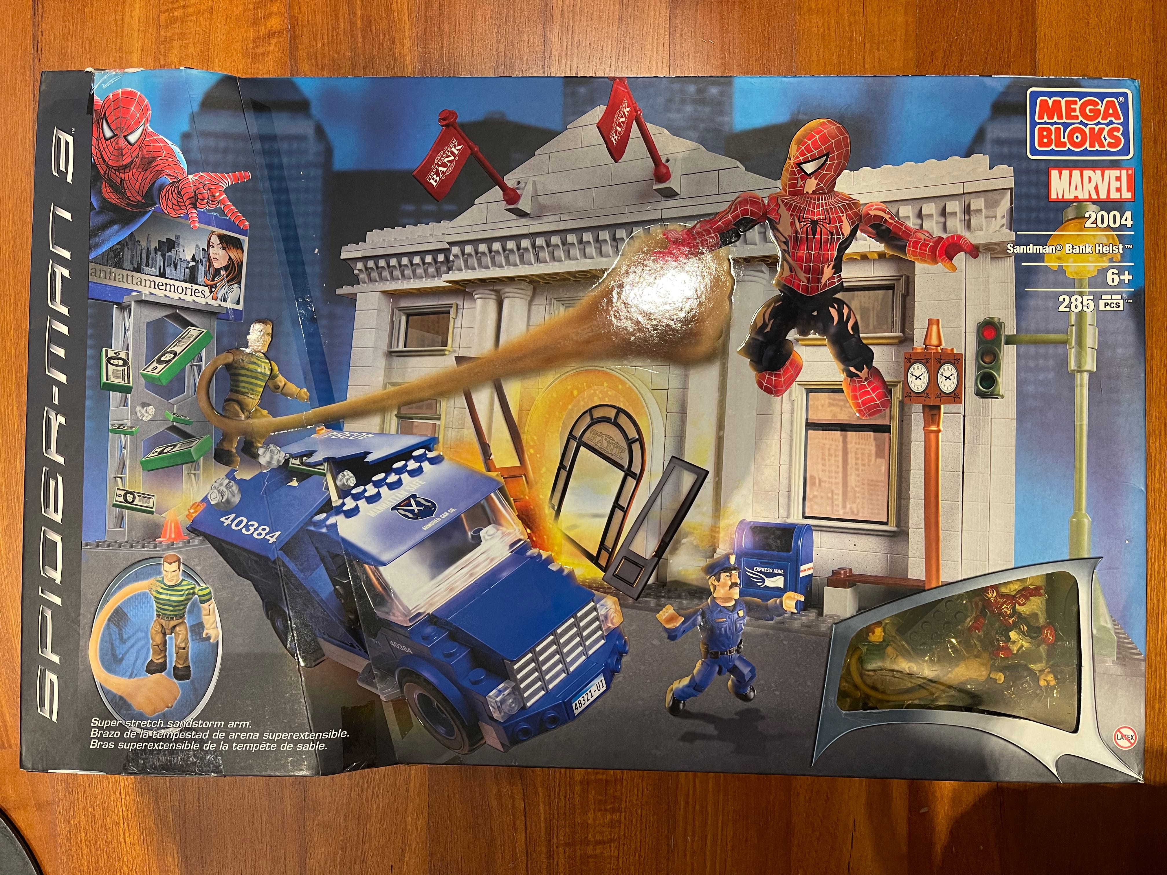 Mega Bloks Marvel Spider-Man 3 Sandman Bank Heist, Hobbies & Toys, Toys &  Games on Carousell