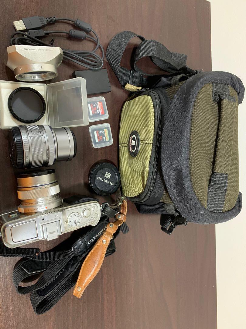 Mirrorless Micro 4 3 Olympus Pen Ep3 M Zuiko Digital Ed 12mm F 2 0 Lens Msc 14 42mm Ii R F 3 5 5 6 Zoom Lens Msc Photography Cameras On Carousell