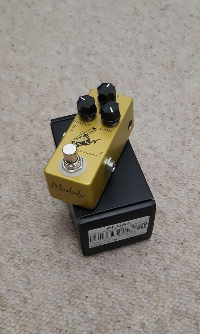 Muslady Mosky Golden Horse Overdrive Guitar Effect Pedal