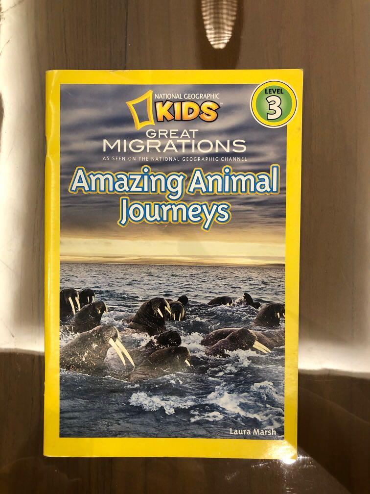 National Geographic KIDS - Amazing Animal Journeys, Hobbies & Toys, Books &  Magazines, Children's Books on Carousell